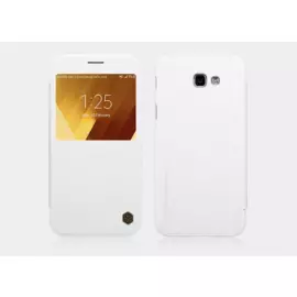 Чехол-книжка Nillkin QIN Leather Case для Samsung Galaxy A3 (2017) SM-A320F натуральная кожа (White)