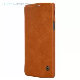 Чехол-книжка Nillkin QIN Leather Case для Samsung Galaxy A7 (2017) A720 натуральная кожа коричневый)