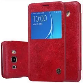 Чехол-книжка Nillkin QIN Leather Case для Samsung Galaxy A7 (2017) A720 натуральная кожа (красный)