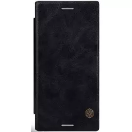 Чехол-книжка Nillkin QIN Leather Case для Sony Xperia E4 / E4 Dual натуральная кожа (черный)