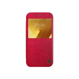 Чехол-книжка Nillkin QIN Leather Case для Samsung Galaxy A3 (2017) SM-A320F натуральная кожа (Red)