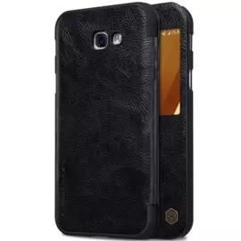 Чехол-книжка Nillkin QIN Leather Case для Samsung Galaxy A3 (2017) SM-A320 натуральная кожа (Black)