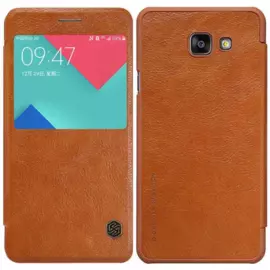 Чехол-книжка Nillkin QIN Leather Case для Samsung Galaxy A7 (2016) SM-A710 натуральная кожа (brown)