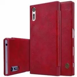Чехол-книжка Nillkin QIN Leather Case для Sony Xperia XZ / XZ Dual натуральная кожа (красный)