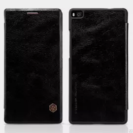 Чехол-книжка Nillkin QIN Leather Case для Huawei P8 натуральная кожа (черный)