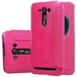 Чехол-книжка Nillkin Sparkle Series для Asus Zenfone 2 (ZE500CL) пластик-полиуретан (розовый)