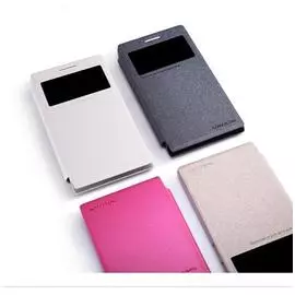 Чехол-книжка Nillkin Sparkle Series для Huawei Ascend G6 пластик-полиуретан (золотой)