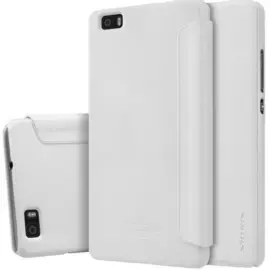 Чехол-книжка Nillkin Sparkle Series для Huawei P8 Lite пластик-полиуретан (белый)