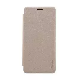 Чехол-книжка Nillkin Sparkle Series для LeEco (LeTV) Le 2 / Le 2 PRO пластик-полиуретан (золотой)