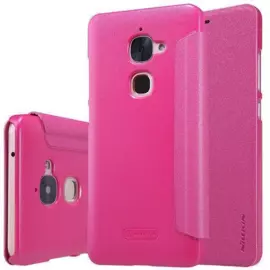 Чехол-книжка Nillkin Sparkle Series для LeEco (LeTV) Le 2 / Le 2 PRO пластик-полиуретан (розовый)
