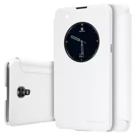Чехол-книжка Nillkin Sparkle Series для LG X View (K500DS) пластик-полиуретан (белый)