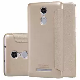 Чехол-книжка Nillkin Sparkle Series для Motorola Nexus 6 пластик-полиуретан (золотой)