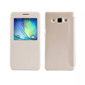 Чехол-книжка Nillkin Sparkle Series для Samsung Galaxy On7/G6000/G600/O7/Mega O7 5.5 (золотой)