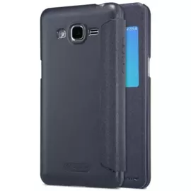 Чехол-книжка Nillkin Sparkle Series для Samsung Galaxy J5 Prime SM-G570 полиуретан пластик (черный)