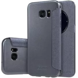 Чехол-книжка Nillkin Sparkle Series для Samsung Galaxy S7 Edge (SM-G935) пластик-полиуретан (черный)
