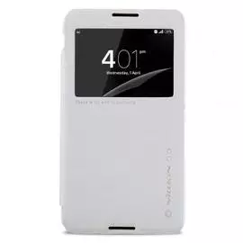 Чехол-книжка Nillkin Sparkle Series для Sony Xperia E4 / E4 Dual пластик-полиуретан (белый)