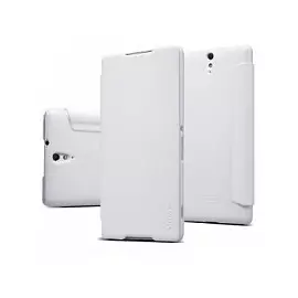 Чехол-книжка Nillkin Sparkle Series для Sony Xperia C5 Ultra / Ultra Dual пластик-полиуретан (белый)