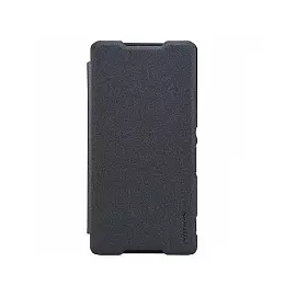 Чехол-книжка Nillkin Sparkle Series для Sony Xperia Z3 Plus / Z4 пластик-полиуретан (черный)