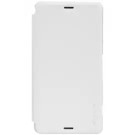 Чехол-книжка Nillkin Sparkle Series для Sony Xperia Z3 Compact пластик-полиуретан (белый)