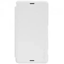 Чехол-книжка Nillkin Sparkle Series для Sony Xperia Z3 пластик-полиуретан (белый)