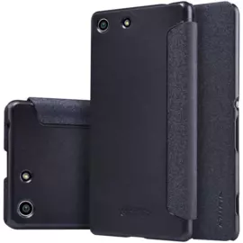 Чехол-книжка Nillkin Sparkle Series для Sony Xperia M5 / M5 Dual пластик-полиуретан (черный)