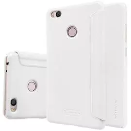 Чехол-книжка Nillkin Sparkle Series для Xiaomi Mi4s пластик-полиуретан (белый)