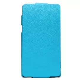Чехол-книжка Pcaro EJ для Sony Xperia Z (C6603) натуральная кожа (голубой)