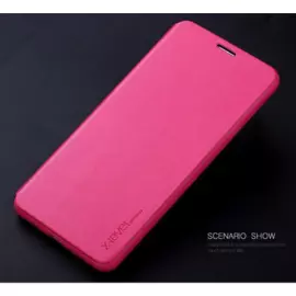 Чехол-книжка Pipilu FIBcolor X-Level для Samsung Galaxy S6 искусственная кожа/силикон (розовый)