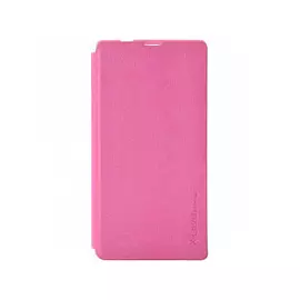 Чехол-книжка Pipilu FIBcolor X-Level для Sony Xperia Z1 Compact искусственная кожа (розовый)
