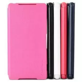 Чехол-книжка Pipilu FIBcolor X-Level для Sony Xperia Z2 искусственная кожа (розовый)