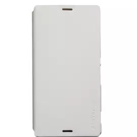 Чехол-книжка Pipilu FIBcolor X-Level для Samsung Galaxy S4 mini искусственная кожа (белый)