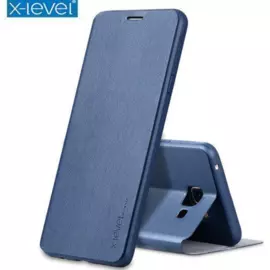 Чехол-книжка Pipilu FIBcolor X-Level для Samsung Galaxy A5 SM-A500) искусственная кожа/силикон (син
