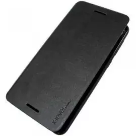 Чехол-книжка Pipilu FIBcolor X-Level для HTC One mini / M4 искусственная кожа (черный)