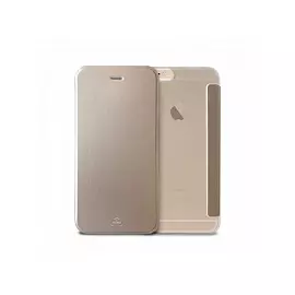 Чехол-книжка Puro Booklet Mirror Case для Apple iPhone 6/6S искусственная кожа (серебристый)