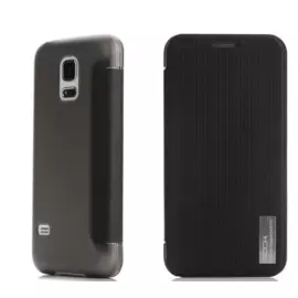 Чехол-книжка Rock Elegant Series для Samsung Galaxy S5 mini поликарбонат,полиуретан (Black)