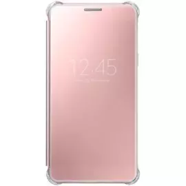 Чехол-книжка Samsung Clear View Cover для Galaxy A5 (2017) полиуретан, поликарбонат (розовый)