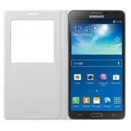 Чехол-книжка Samsung S-View Cover для Galaxy Note 3 полиуретан, поликарбонат (белый) EF-CN900BWEGRU