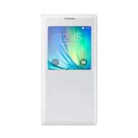 Чехол-книжка Samsung S-View Cover для Galaxy A7 полиуретан, поликарбонат (белый) (EF-CA700BWEGRU)