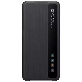 Чехол-книжка Samsung Smart Clear View Cover для Galaxy S20 поликарбонат (черный) (EF-ZG980CBEGRU)