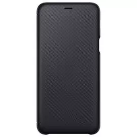 Чехол-книжка Samsung Wallet Cover для Samsung Galaxy A6+ поликарбонат (черный) (EF-WA605CBEGWW)
