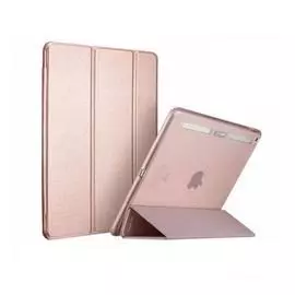 Чехол-книжка Smart Case для Apple iPad (2017/2018) (искусственная кожа с подставкой) розовое золото