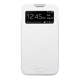 Чехол-книжка Spigen Crumeria View SGP10273 для Samsung Galaxy S4 натуральная кожа (белый)
