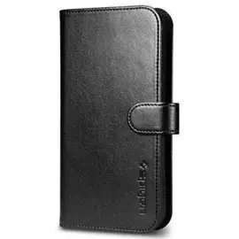 Чехол-книжка Spigen Wallet S для HTC One M9 натуральная кожа (Black) (SGP11392)