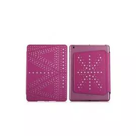 Чехол-книжка The Core Polka для Apple iPad mini 1/2/3 силикон полиуретан с подставкой (розовый)