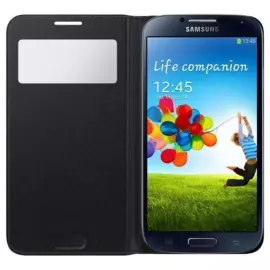Чехол-книжка View Cover для Samsung Galaxy S5 с окошком (черный)