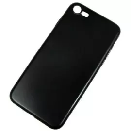 Чехол-накладка 0.5mm для Apple iPhone 7/8/SE(2020) силиконовый матовый (черный)