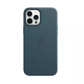 Чехол-накладка Apple Leather Case для iPhone 12 Pro Max натуральная кожа (Baltic Blue) (MHKK3ZE/A)