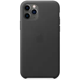 Чехол-накладка Apple Leather Case для iPhone 11 Pro Max натуральная кожа (Black) (MX0E2ZM/A)
