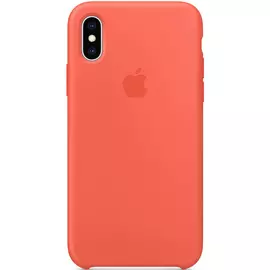Чехол-накладка Apple Silicone Case Series для iPhone XS Max силикон (Nectarine) (MTFF2FE/A)