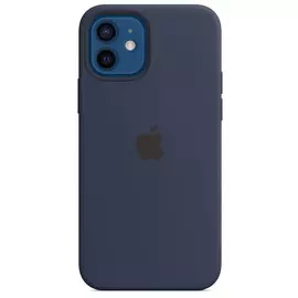 Чехол-накладка Apple Silicone Case Series для iPhone 12/12 Pro силикон (Deep Navy) (MHL43ZE/A)